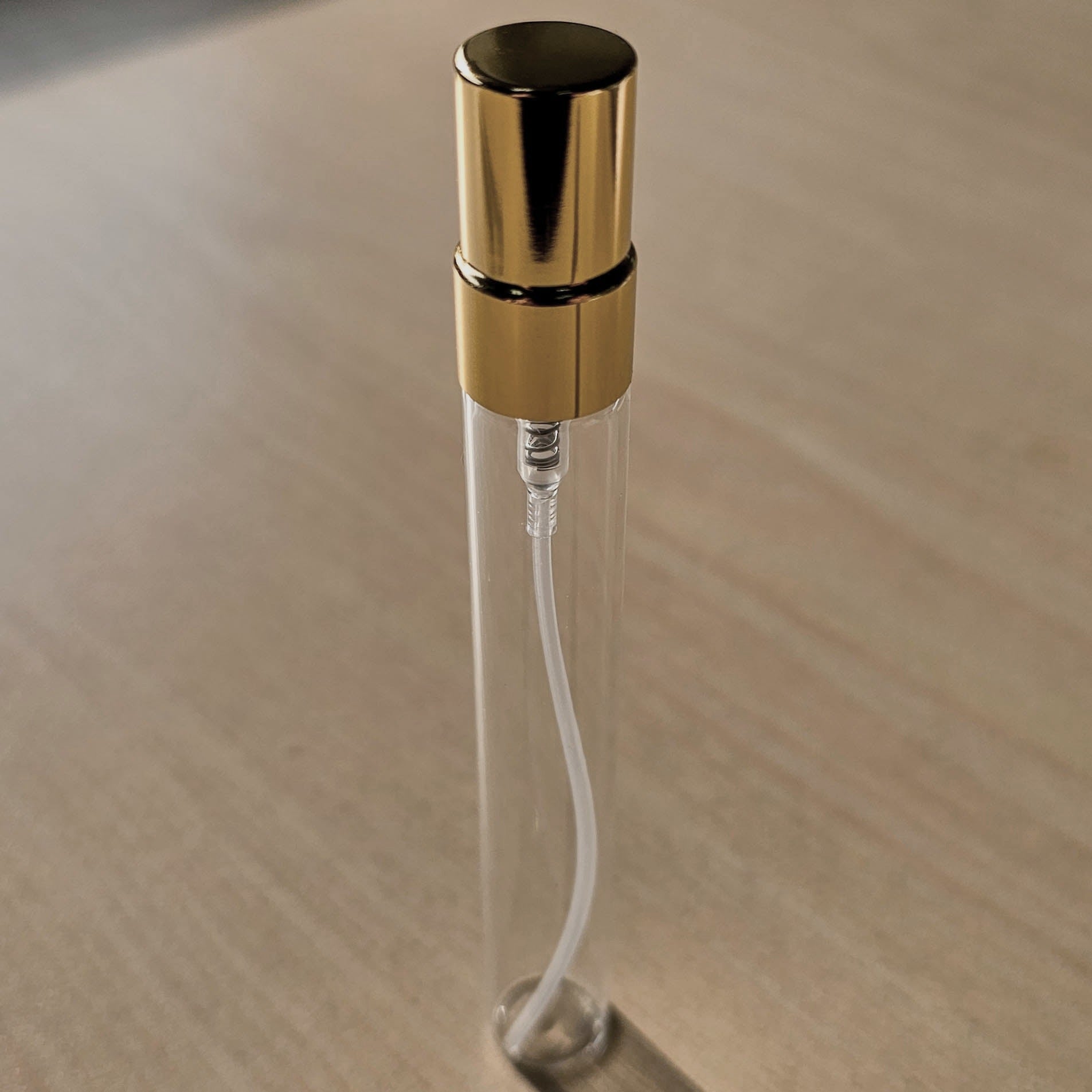 10ml gold screw-top decant vial