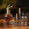 jean-paul-gaultier-scandal decant bottle and vials