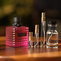 valentino-born-in-roma-donna-extradose decant bottle and vials