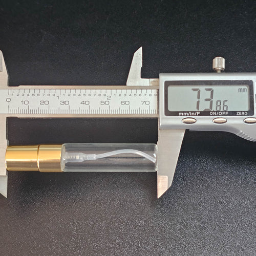 5ml vial measured at 73.86mm tall