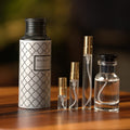 maison-asrar-majesty decant bottle and vials