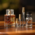 fragrance-world-cocktail-intense decant bottle and vials