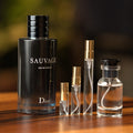 dior-sauvage-eau-de-parfum decant bottle and vials
