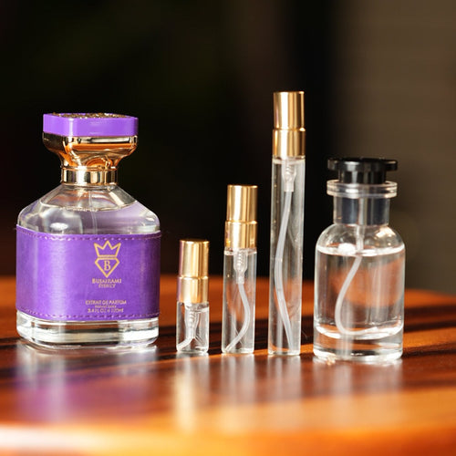 bujairami-cosmic-fever decant bottle and vials