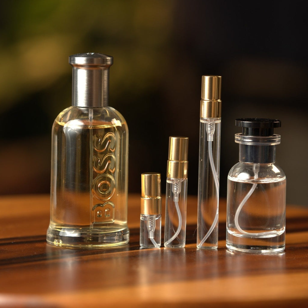 hugo-boss-bottled decant bottle and vials