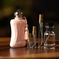 parfums-de-marly-delina decant bottle and vials