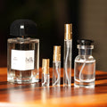 bdk-parfums-gris-charnel decant bottle and vials