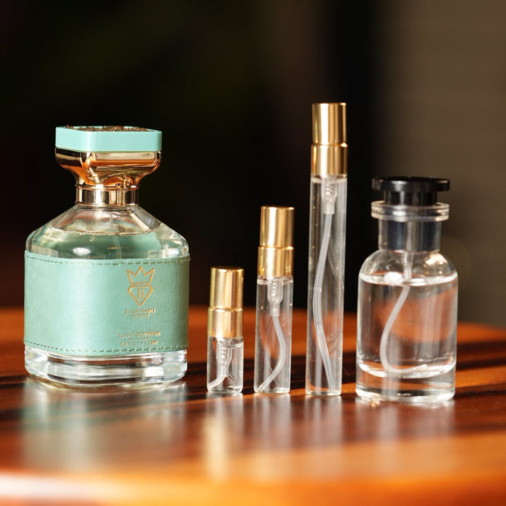 bujairami-ocean-eyes decant bottle and vials