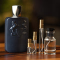 parfums-de-marly-layton decant bottle and vials