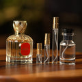 maison-alhambra-baroque-rouge-540 decant bottle and vials