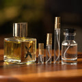nishane-ani-x decant bottle and vials
