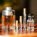bentley-intense decant bottle and vials