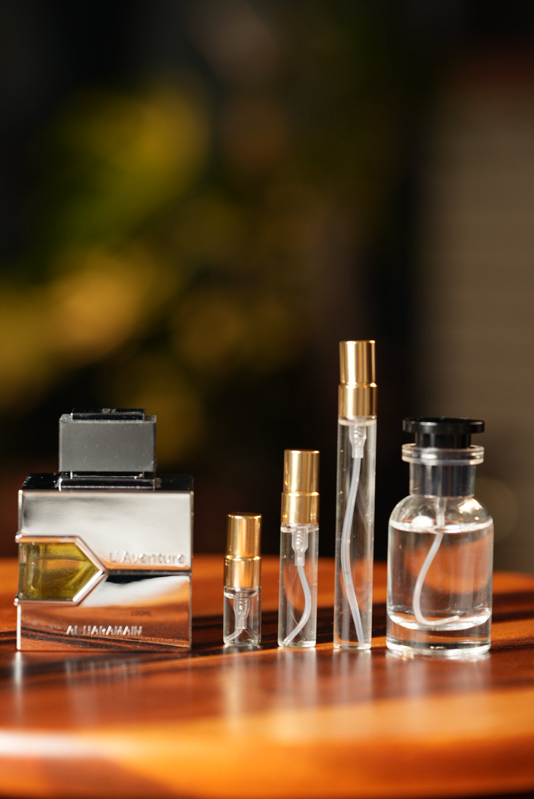 AL HARAMAIN L'AVENTURE bottle and decant vials