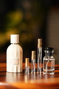 AMOUAGE LUSTRE EDP bottle and decant vials