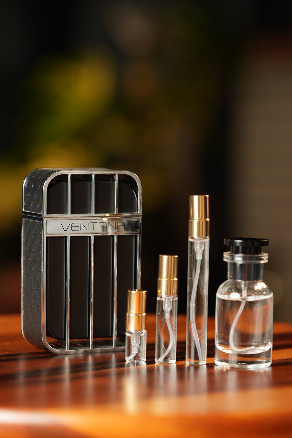 ARMAF VENTANA EDP bottle and decant vials