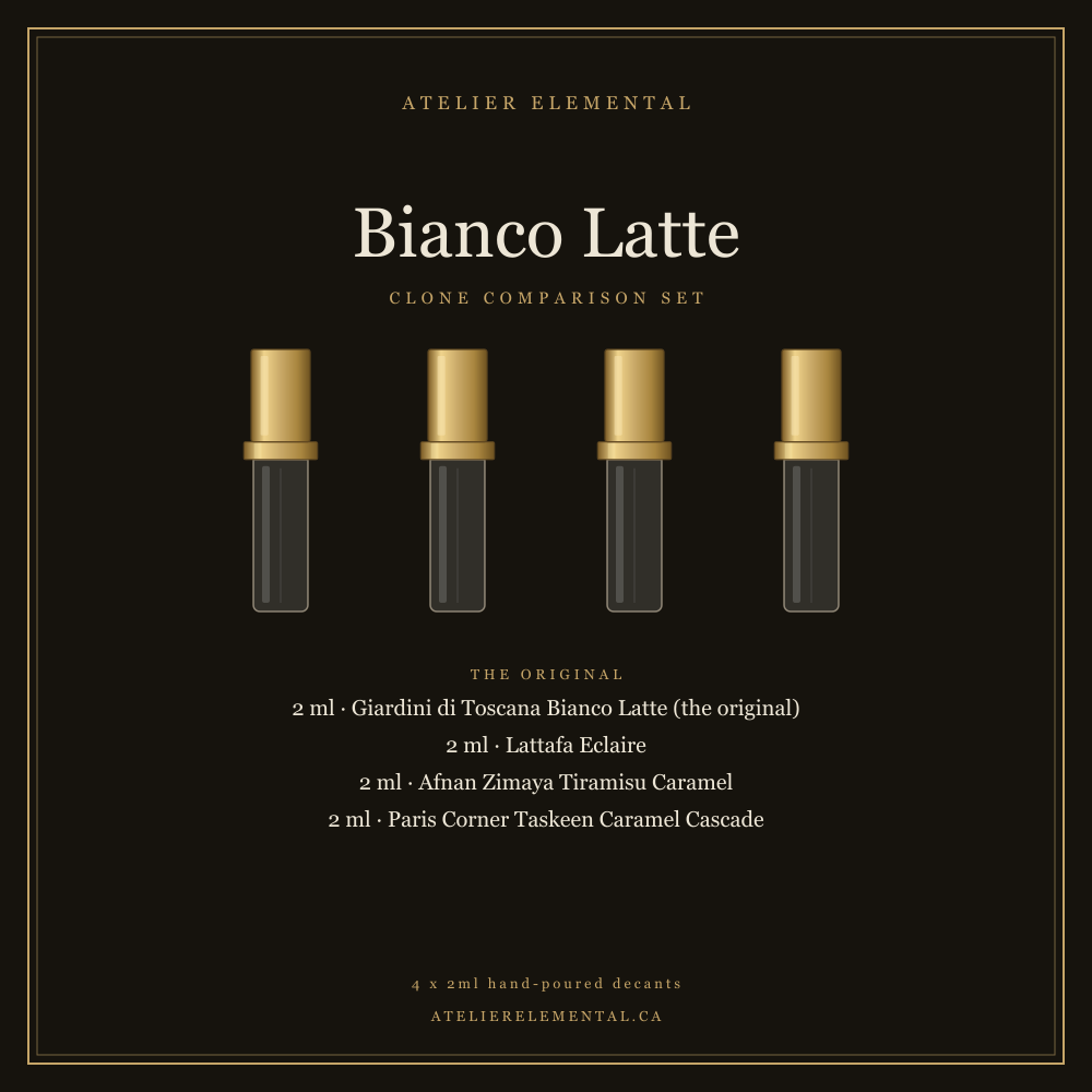 GIARDINI DI TOSCANA BIANCO LATTE CLONE COMPARISON SET (4 x 2ml)
