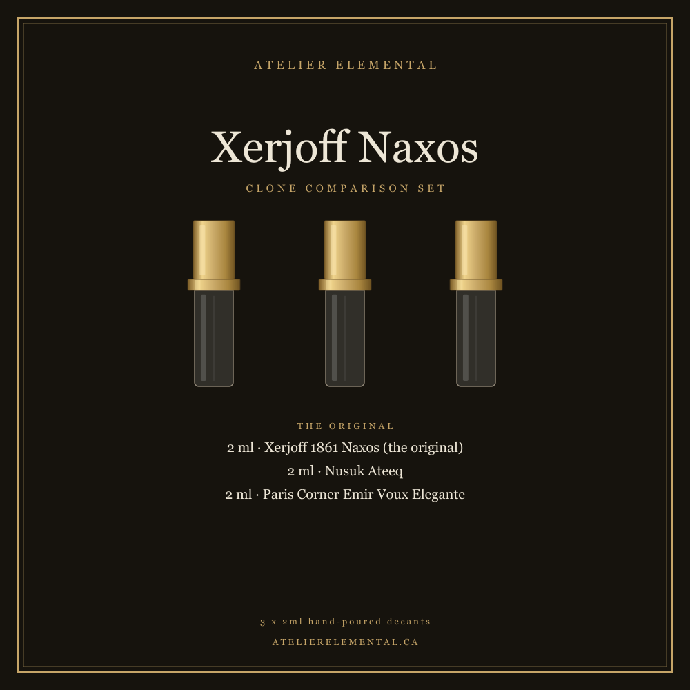 XERJOFF 1861 NAXOS CLONE COMPARISON SET (3 x 2ml)