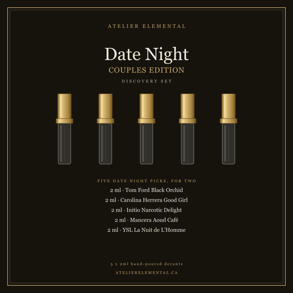 Date Night Discovery Set: Couples Edition (5 x 2ml) fragrance decant set