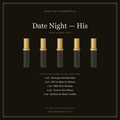 DATE NIGHT DISCOVERY SET — HIS EDITION (5 x 2ml) fragrance decant set