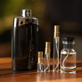 montblanc-legend decant bottle and vials