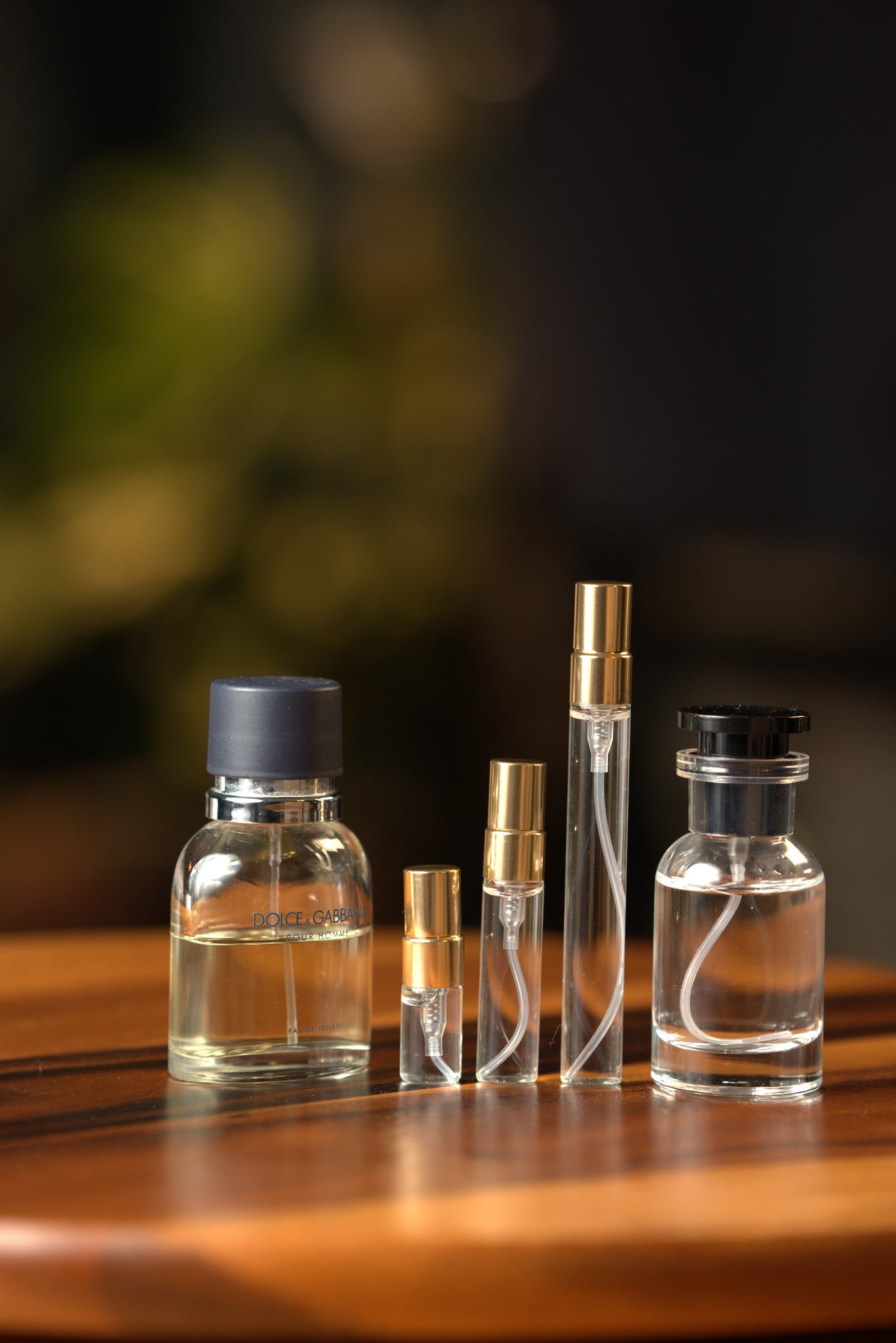 Atelier Elemental real bottle photo - Dolce & Gabbana Pour Homme decant, 2ml 5ml 10ml vials