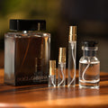 dolce-gabbana-the-one-for-men decant bottle and vials