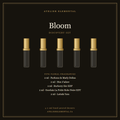 Bloom Discovery Set, five 2ml hand-poured floral decants
