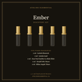 Ember Discovery Set, five 2ml hand-poured decants