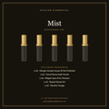 Mist Discovery Set, five 2ml hand-poured decants