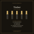 Timber Discovery Set, five 2ml hand-poured decants