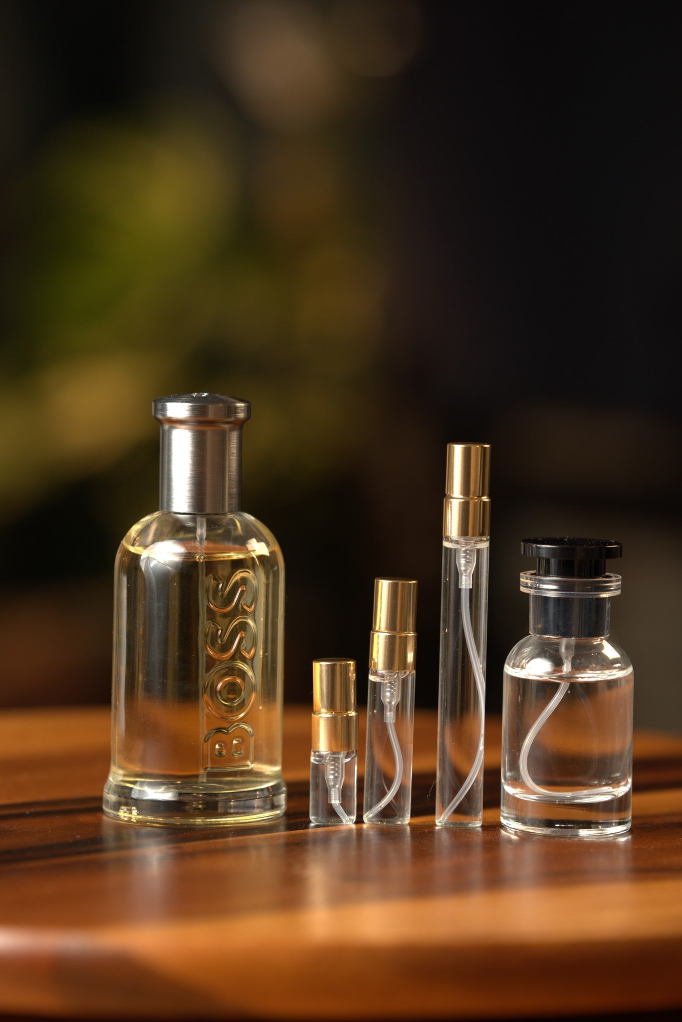 Atelier Elemental real bottle photo - Hugo Boss Boss Bottled decant, 2ml 5ml 10ml vials