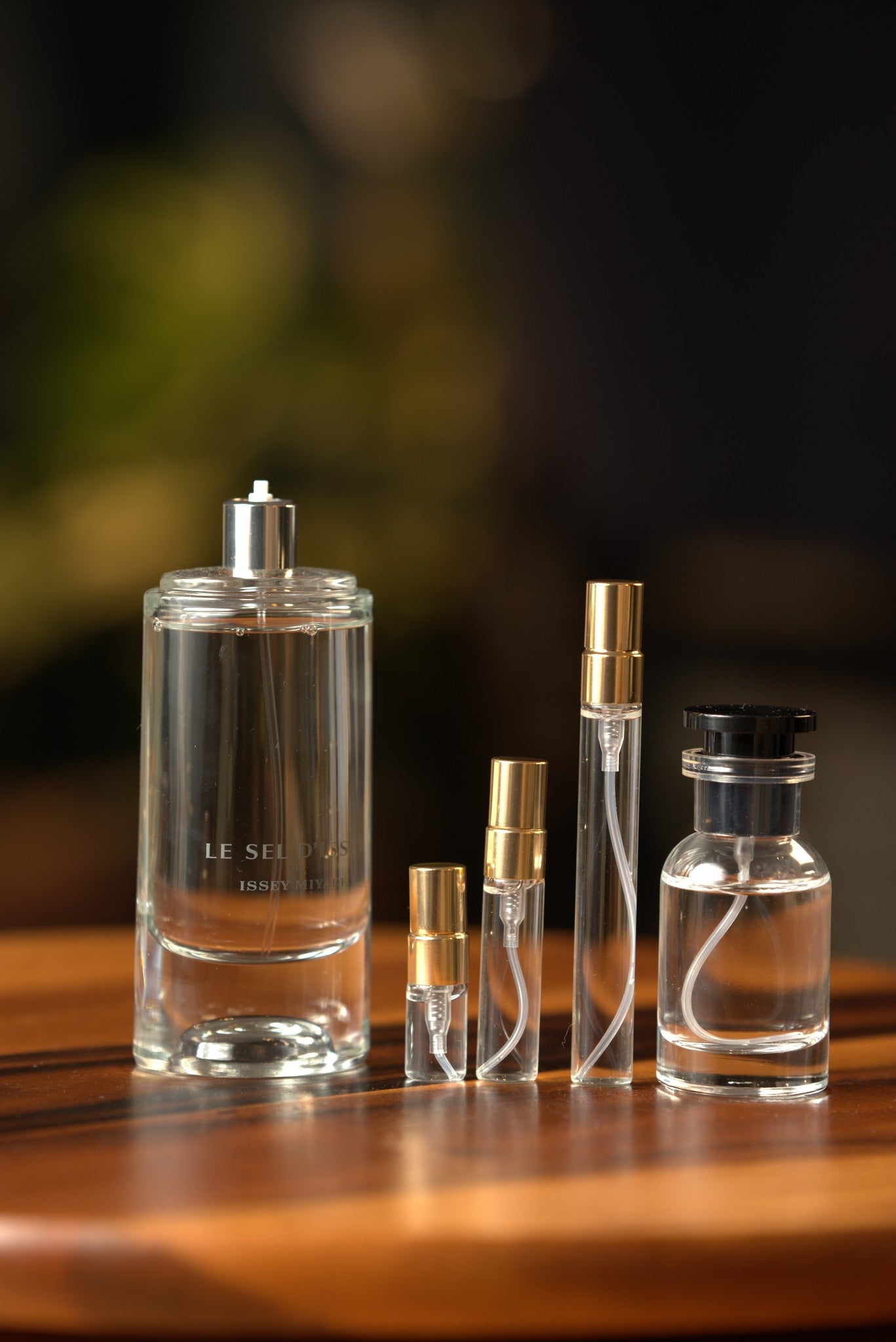 Atelier Elemental real bottle photo - Issey Miyake Le Sel d'Issey decant, 2ml 5ml 10ml vials