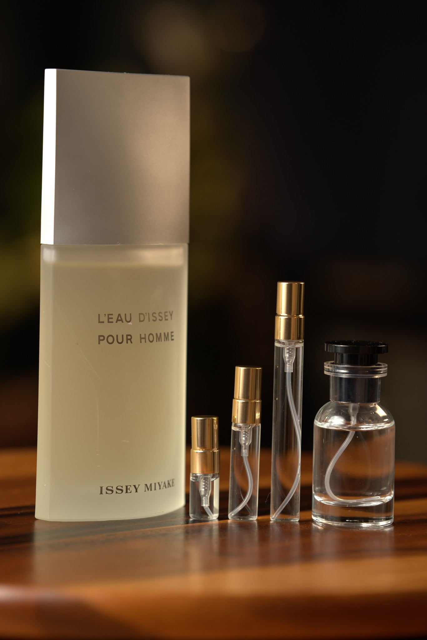 Atelier Elemental real bottle photo - Issey Miyake L'Eau d'Issey Pour Homme decant, 2ml 5ml 10ml vials