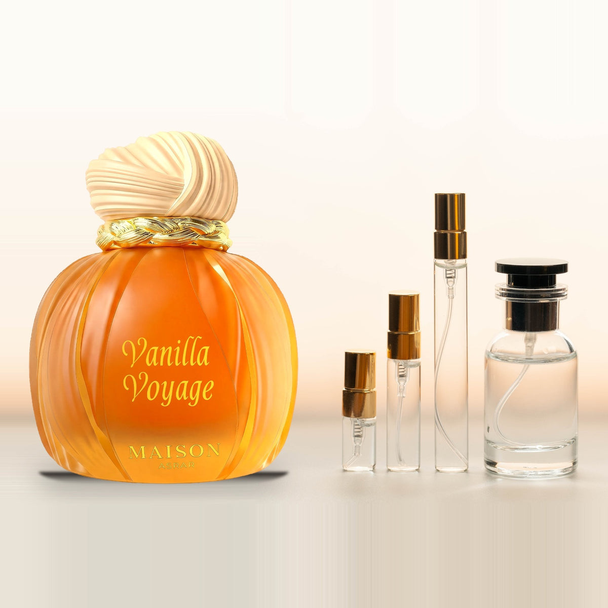 MAISON ASRAR VANILLA VOYAGE EDP fragrance decant product photo