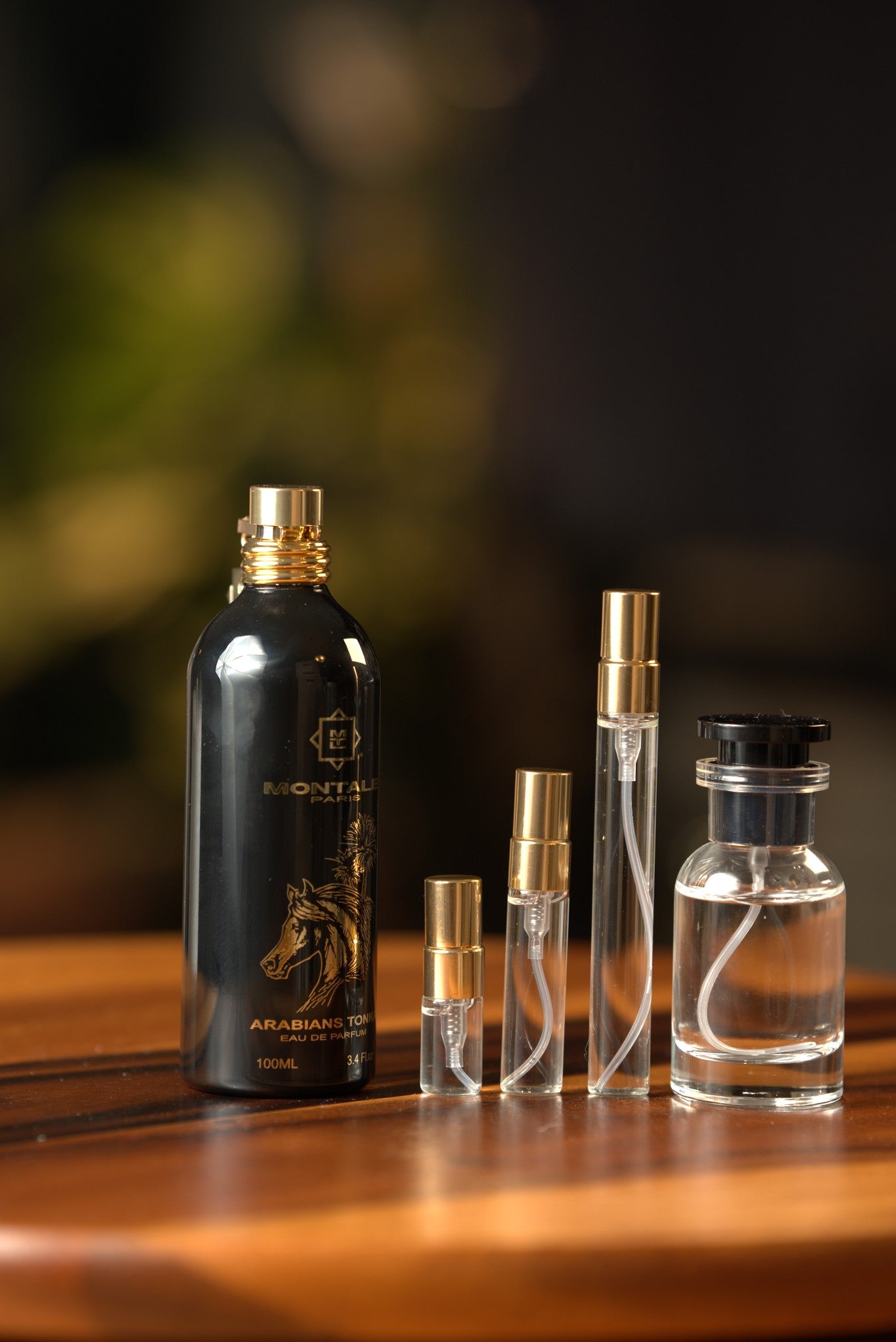 Atelier Elemental real bottle photo - Montale Arabians Tonka decant, 2ml 5ml 10ml vials