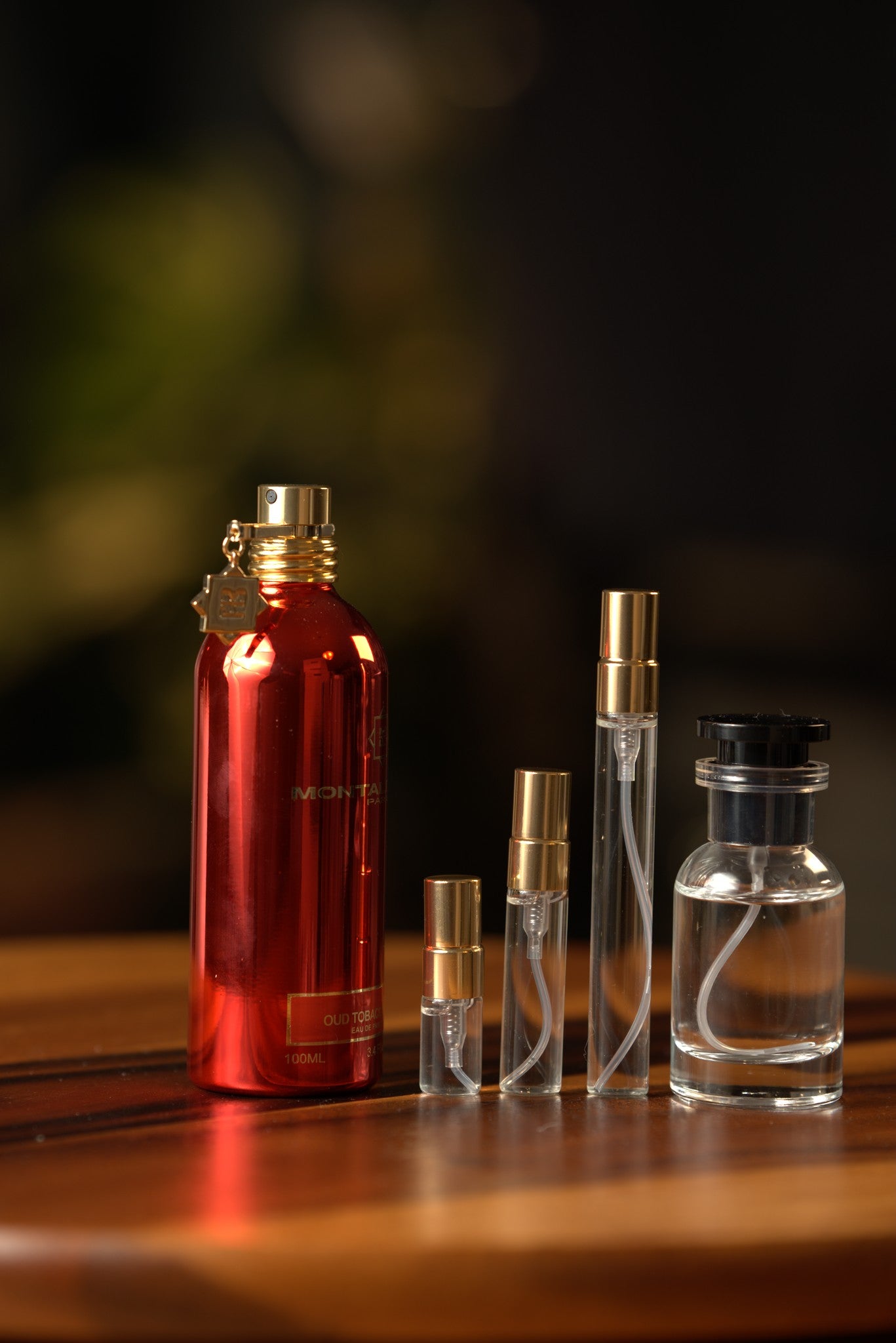 Atelier Elemental real bottle photo - Montale Oud Tobacco decant, 2ml 5ml 10ml vials