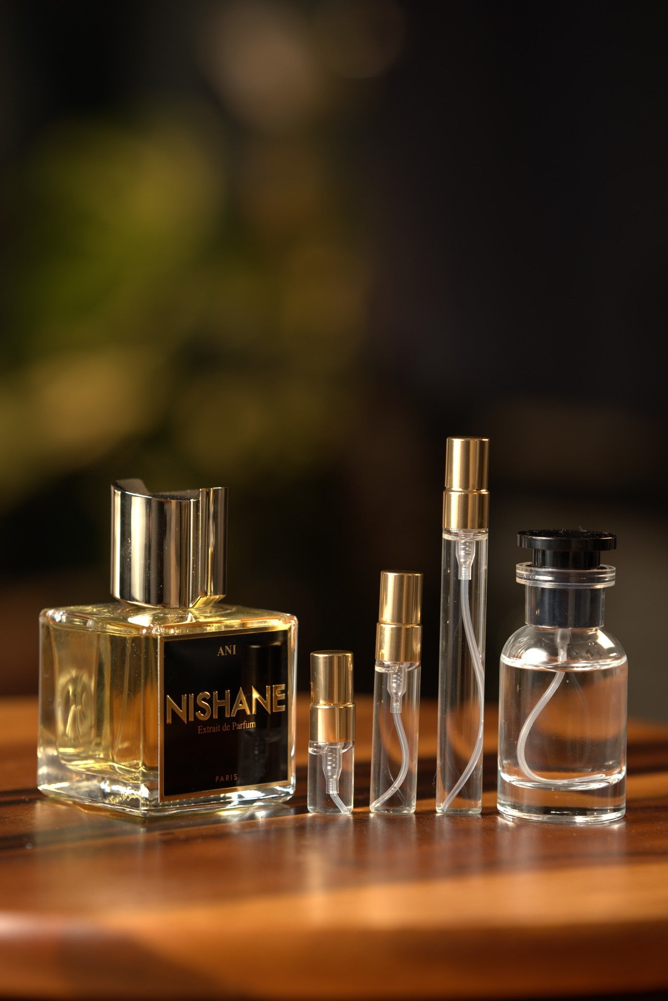 Atelier Elemental real bottle photo - Nishane Ani decant, 2ml 5ml 10ml vials