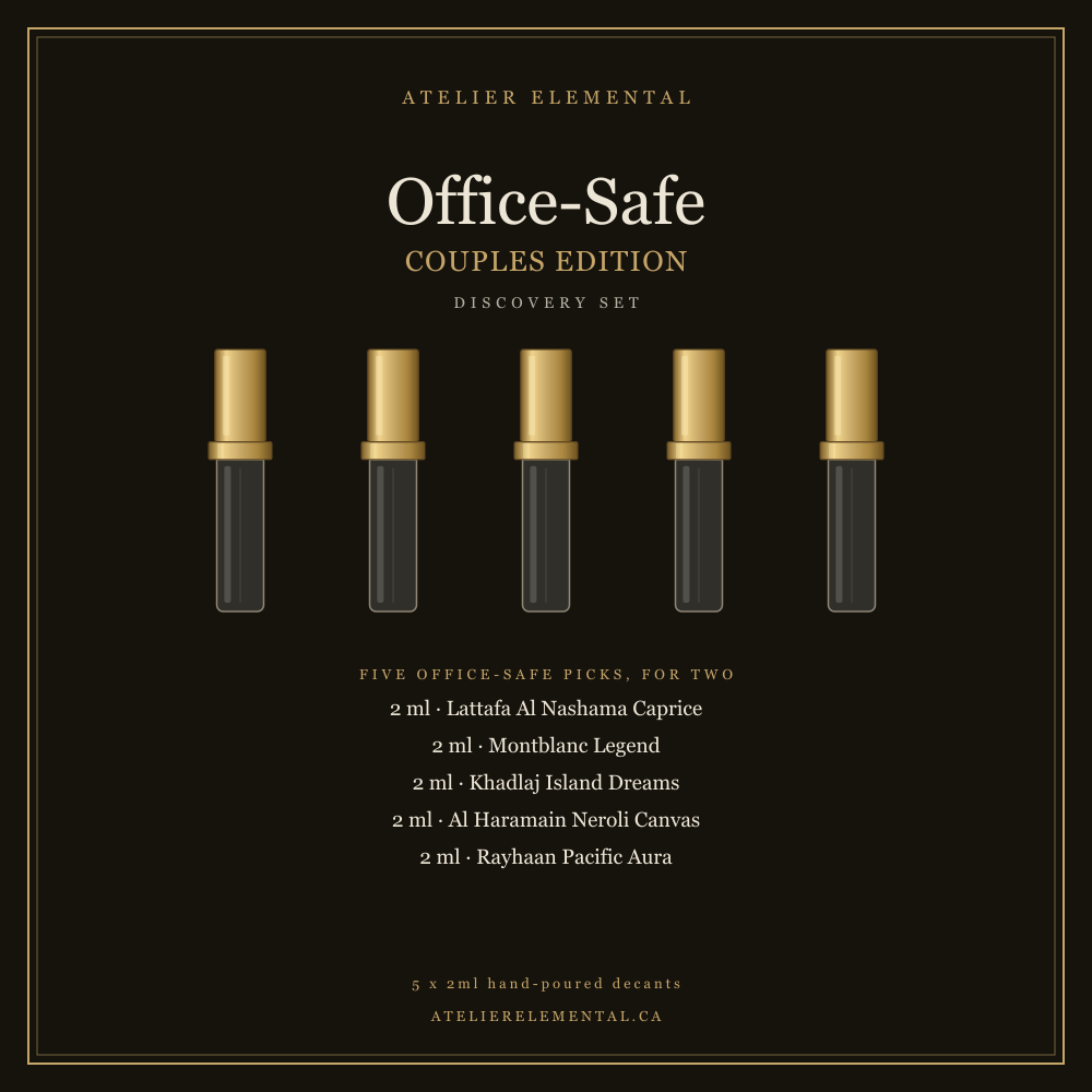 Office-Safe Discovery Set: Couples Edition (5 x 2ml) fragrance decant set