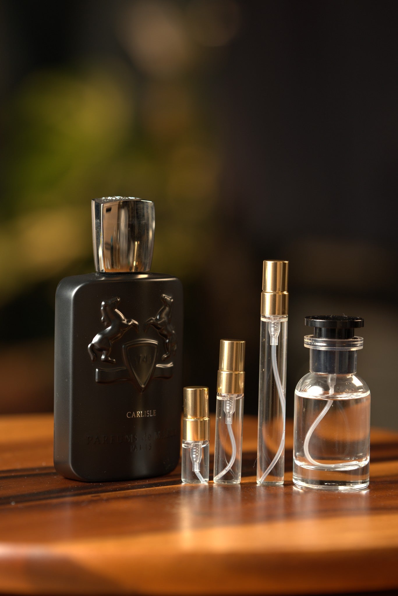 Atelier Elemental real bottle photo - Parfums de Marly Carlisle decant, 2ml 5ml 10ml vials