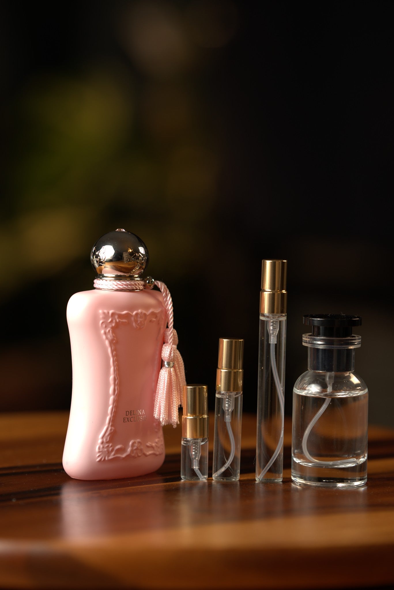 Atelier Elemental real bottle photo - Parfums de Marly Delina Exclusif decant, 2ml 5ml 10ml vials