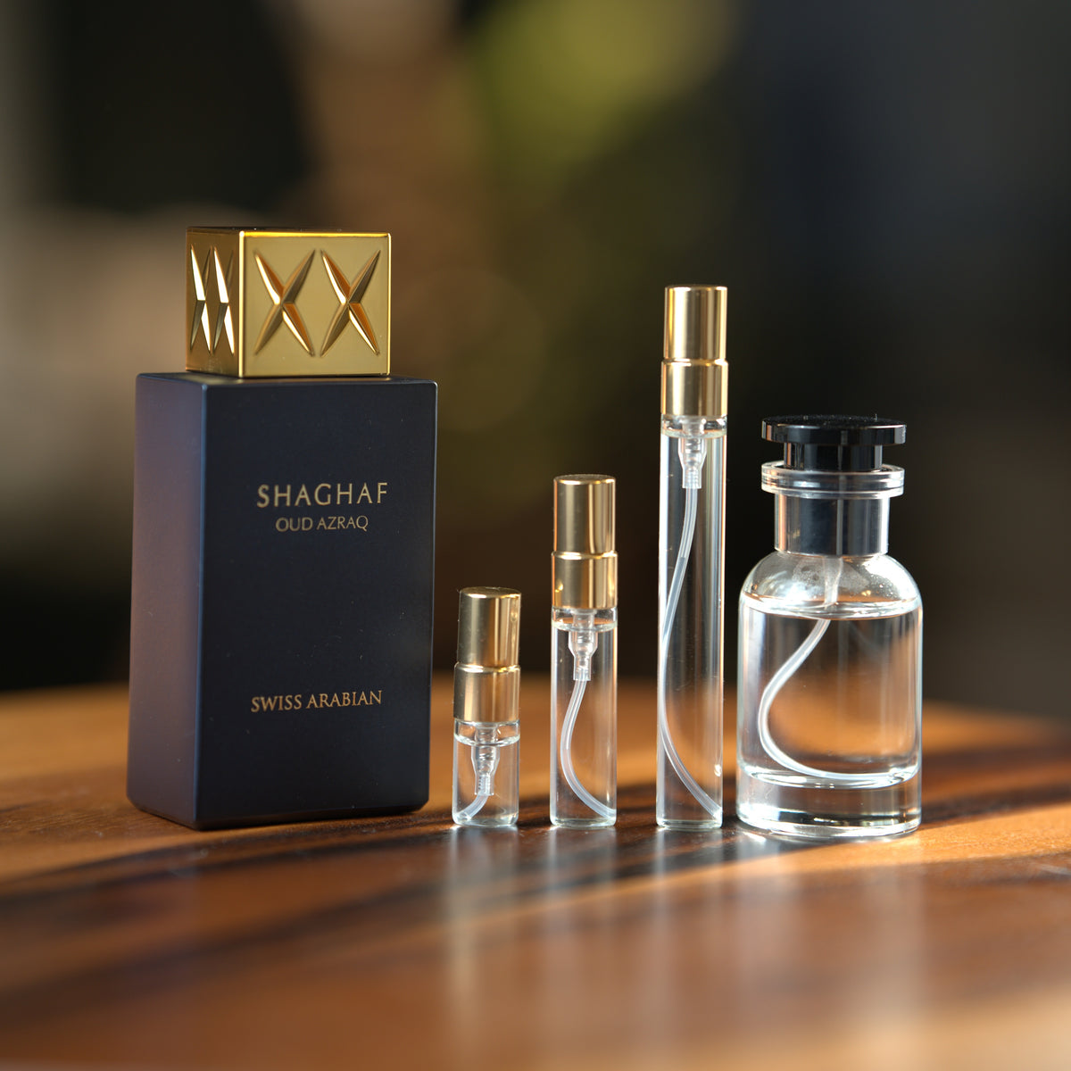 Swiss Arabian Shaghaf Oud Azraq fragrance decant sample