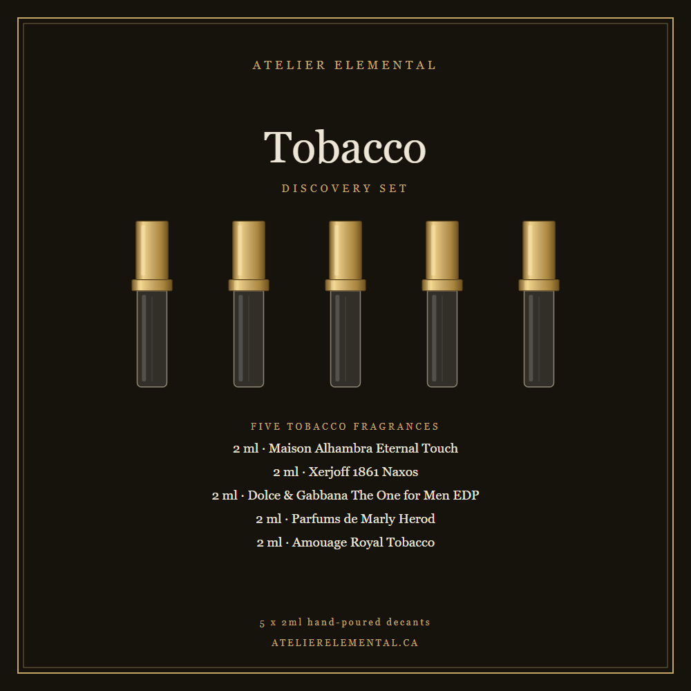 Tobacco Discovery Set - five 2ml tobacco decants