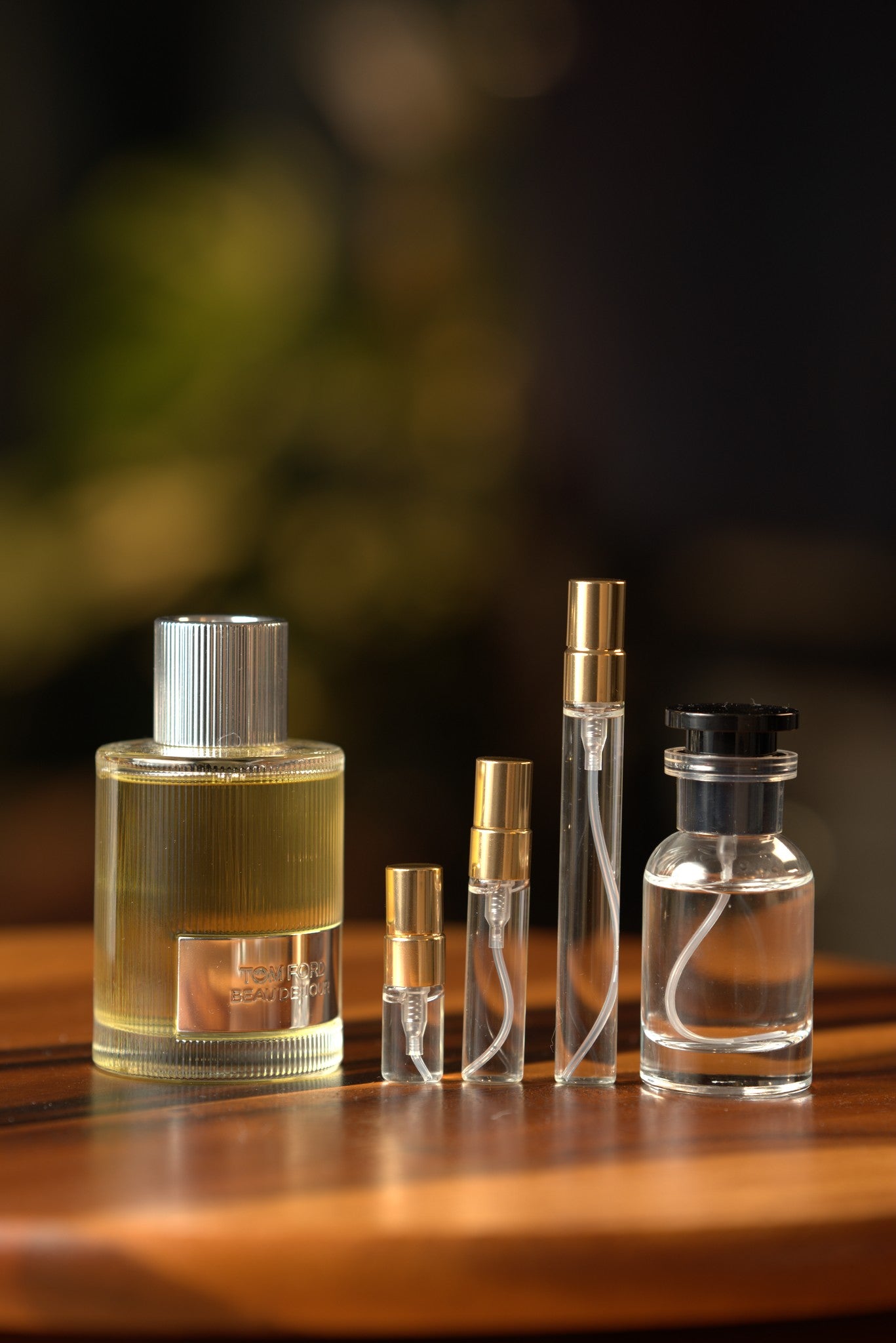 Atelier Elemental real bottle photo - Tom Ford Beau de Jour decant, 2ml 5ml 10ml vials