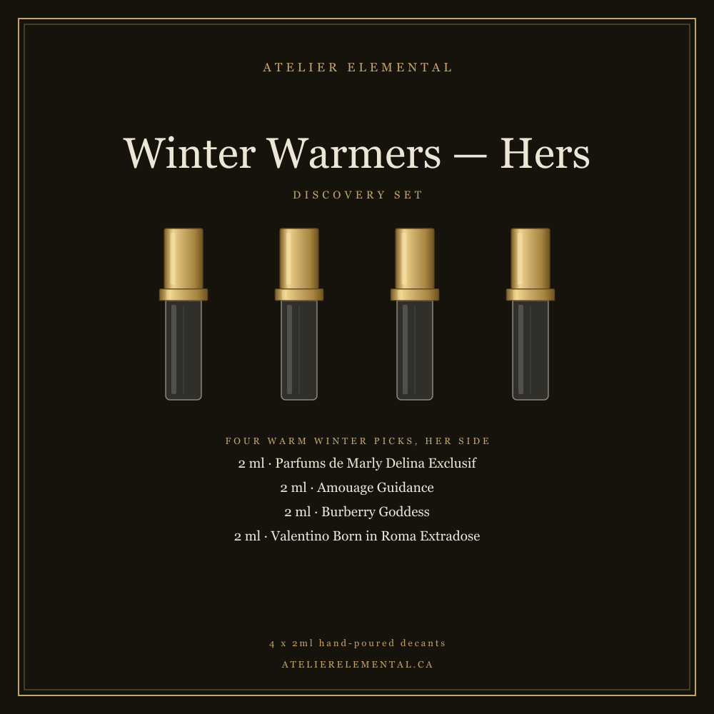 SET DE DESCUBRIMIENTO DE CALIDEZ DE INVIERNO, EDICIÓN PARA ELLA (4 x 2ml), decants de fragancia