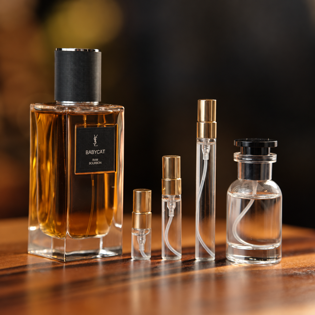 Yves Saint Laurent Babycat Raw Bourbon fragrance decant sample