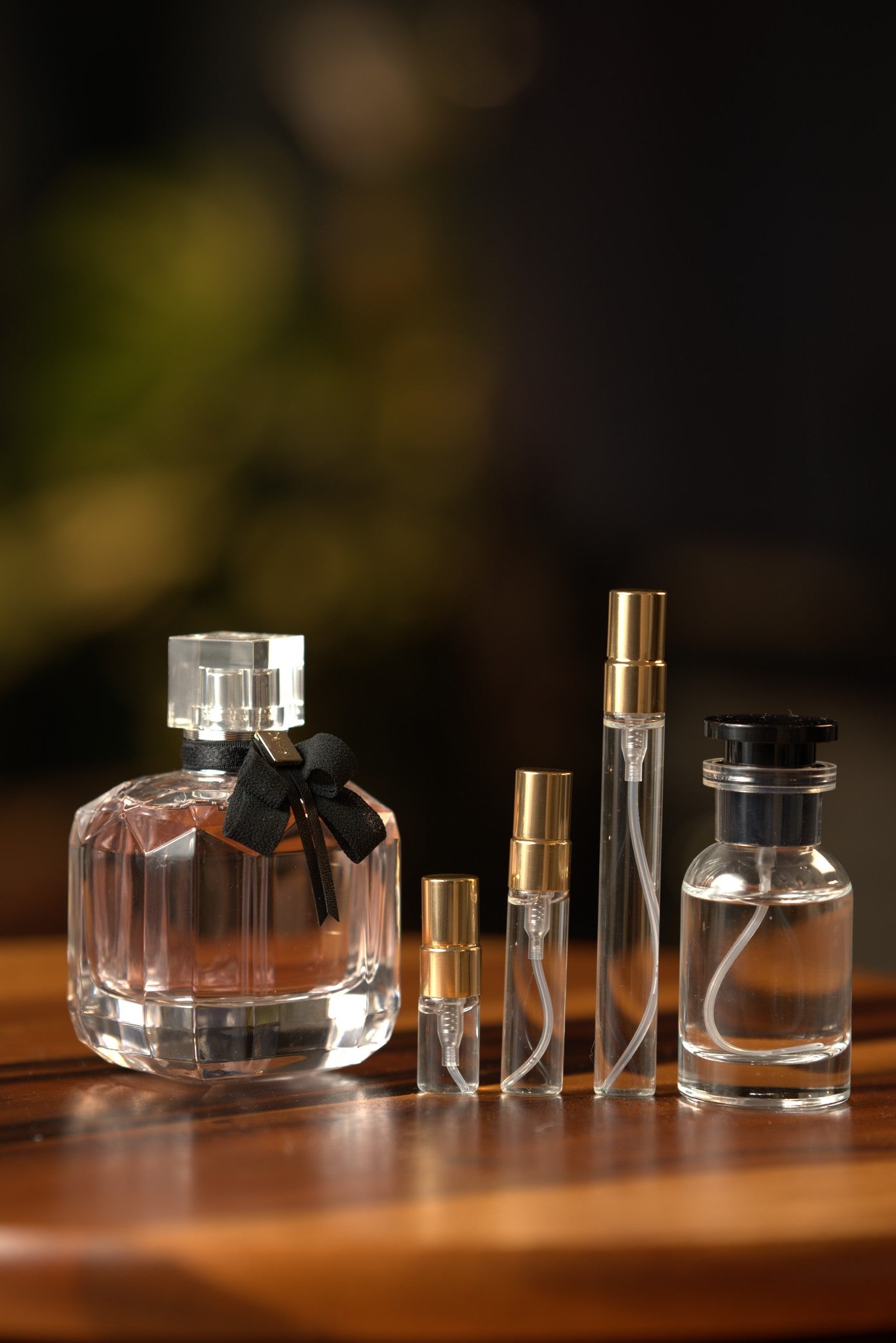 Atelier Elemental real bottle photo - Yves Saint Laurent Mon Paris decant, 2ml 5ml 10ml vials